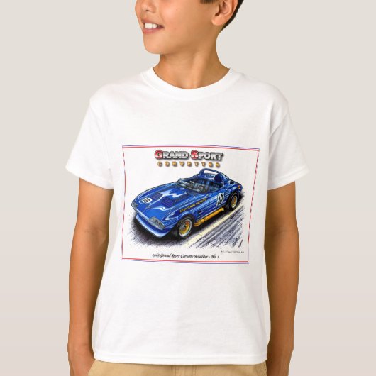 Großartiger Korvette Penske des Sport-1963 T-Shirt (Vorderseite)