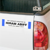 Großartiger Meister Hiram Abiff Autoaufkleber (Auf Lkw)