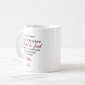 Großartiger Ölfeldbeschäftigter personalisiertes N Kaffeetasse (Vorderseite Links)