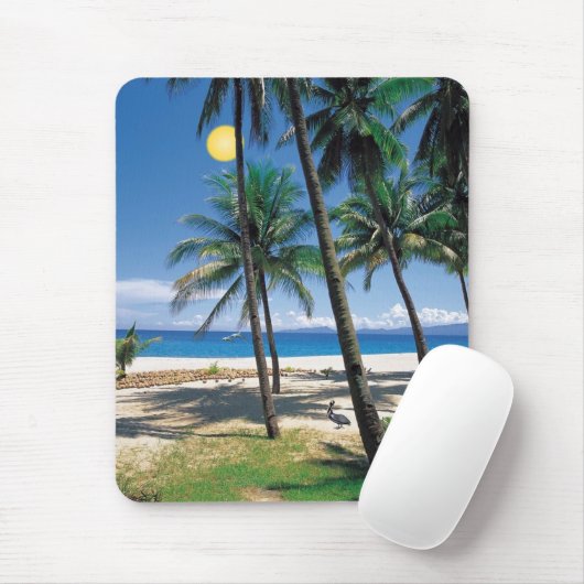 Großartiger Ozean-und Strand-Ansicht-Entwurf Mousepad (Mit Mouse)