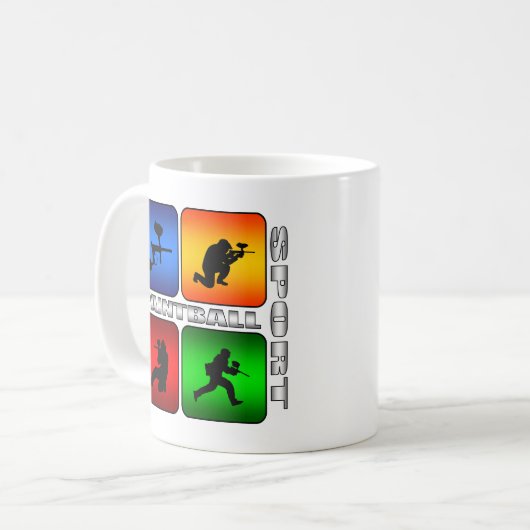 Großartiger Paintball Kaffeetasse (Vorderseite Links)