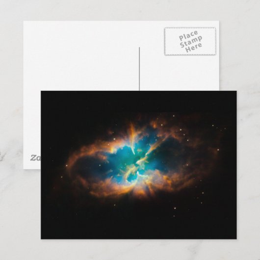 Großartiger Planetennebel Postkarte (Vorne/Hinten)