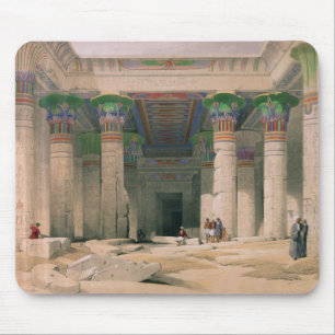 Großartiger Portico des Tempels von Philae, Nubia Mousepad