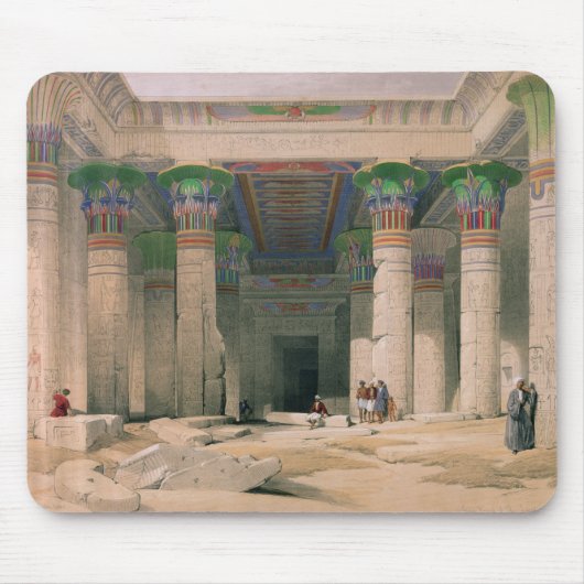 Großartiger Portico des Tempels von Philae, Nubia Mousepad (Vorne)