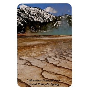 GROSSARTIGER PRISMATISCHER FRÜHLING IN YELLOWSTONE MAGNET