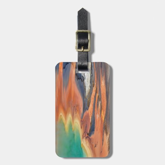 Großartiger prismatischer Frühlings-Abfluss Gepäckanhänger (Vorderseite vertikal)