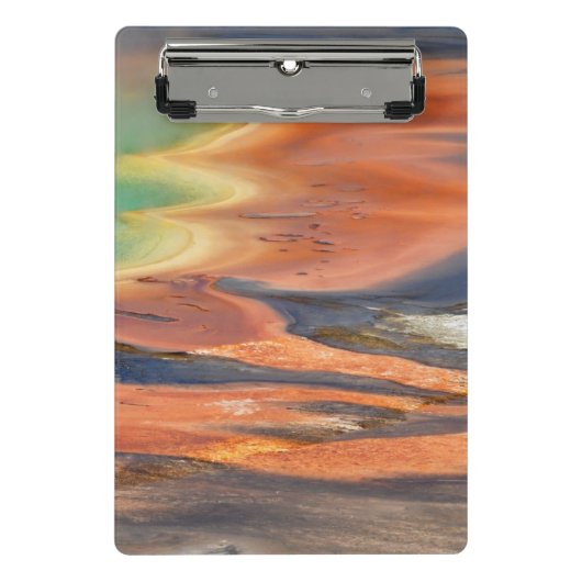 Großartiger prismatischer Frühlings-Abfluss Mini Klemmbrett (Vorderseite)