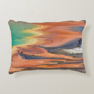 Großartiger prismatischer Frühlings-Abfluss Zierkissen