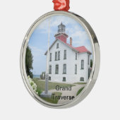 Großartiger Querleuchtturm Ornament Aus Metall (Links)