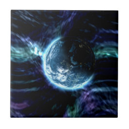 Großartiger Raum-sternenklarer Aurora-Nebelfleck Fliese