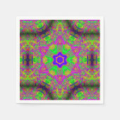 großartiger Sechs-Punkte-Stern Serviette (Vorderseite)