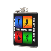 Großartiger Ski-Sport-angesagte Flasche Flachmann (Links)