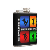 Großartiger Snowboarding-Sport-angesagte Flasche Flachmann (Rechts)