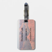 Großartiger Sonnenuntergang Gepäckanhänger (Rückseite vertikal)