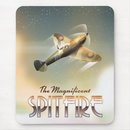 Großartiger Spitzfeuerplakat Mousepad (Vorne)