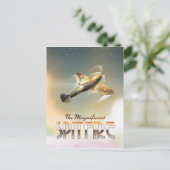 Großartiger Spitzfeuerplakat Postkarte (Stehend Vorderseite)