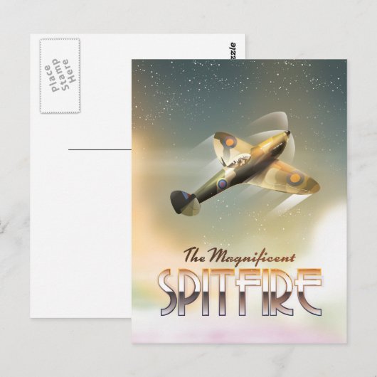 Großartiger Spitzfeuerplakat Postkarte (Vorne/Hinten)