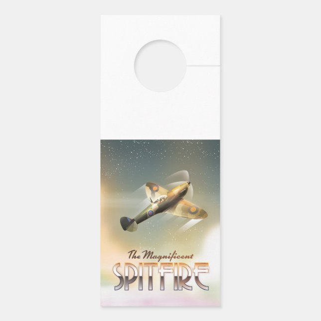 Großartiger Spitzfeuerplakat Türanhänger (Rückseite)