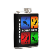 Großartiger Sporttauchen-Sport-angesagte Flasche Flachmann (Rechts)