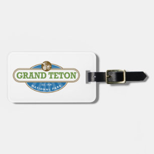 Großartiger Teton Nationalpark Gepäckanhänger