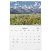 Großartiger Teton Nationalpark Kalender (Feb 2027)