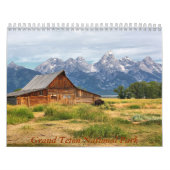 Großartiger Teton Nationalpark Kalender (Titelbild)