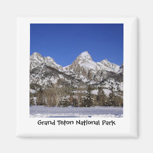 Großartiger Teton Nationalpark-Magnet Magnet