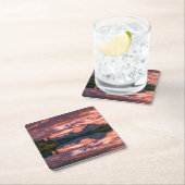 Großartiger Teton Nationalpark, Wyoming Rechteckiger Pappuntersetzer (Vor Ort)