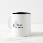 Großartiger Teton Nationalpark Zweifarbige Tasse (Vorderseite Links)