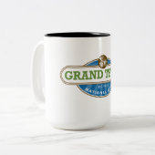 Großartiger Teton Nationalpark Zweifarbige Tasse (Vorderseite Links)