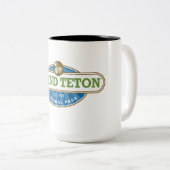 Großartiger Teton Nationalpark Zweifarbige Tasse (VorderseiteRechts)