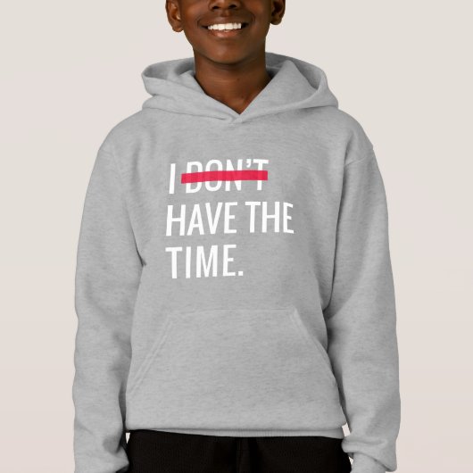 Großartiger Text Inspiration ich habe nicht die Ze Hoodie (Vorderseite)