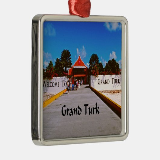 Großartiger Türke Silbernes Ornament (Rechts)