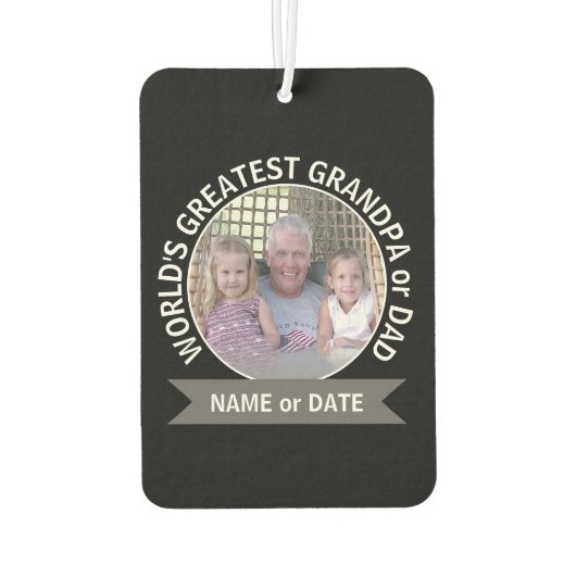 Großartiger Vater Großoper-Vorlage für benutzerdef Autolufterfrischer (Rückseite)