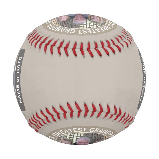 Großartiger Vater Großoper-Vorlage für benutzerdef Baseball (Vorderseite)