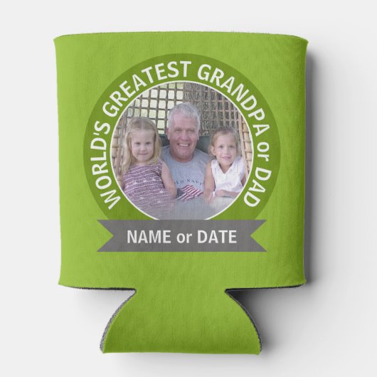 Großartiger Vater Großoper-Vorlage für benutzerdef Dosenkühler (Rückseite)