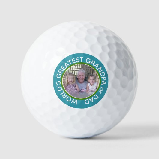 Großartiger Vater Großoper-Vorlage für benutzerdef Golfball (Vorderseite)
