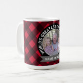 Großartiger Vater Großoper-Vorlage für benutzerdef Kaffeetasse (Vorderseite Links)