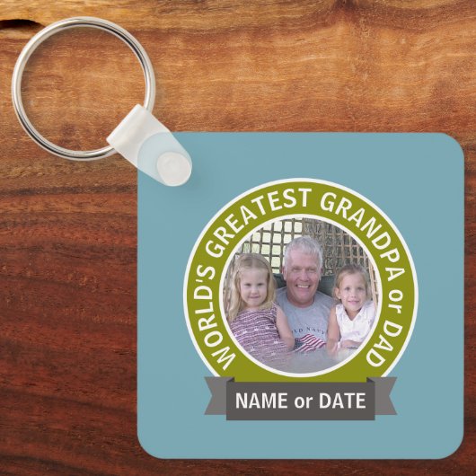 Großartiger Vater Großoper-Vorlage für benutzerdef Schlüsselanhänger (Vorderseite)