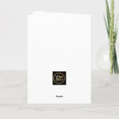 Großartiger Vater... Vatertag Custom Foto Green Dankeskarte (Rückseite)