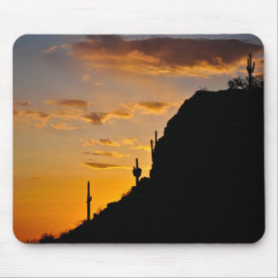 Großartiger Wüsten-Sonnenuntergang Mousepad