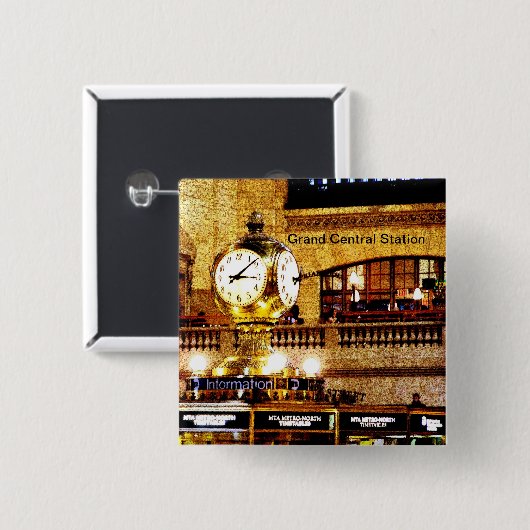 Großartiger zentraler Knopf Button (Vorne & Hinten)