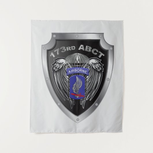 Großartiges 173. Im Flugzeug Brigade-Kampfteam Wandteppich (Vorderseite)