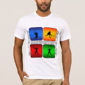 Großartiges Badminton T-Shirt (Vorderseite)