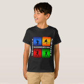 Großartiges Badminton T-Shirt (Vorne ganz)