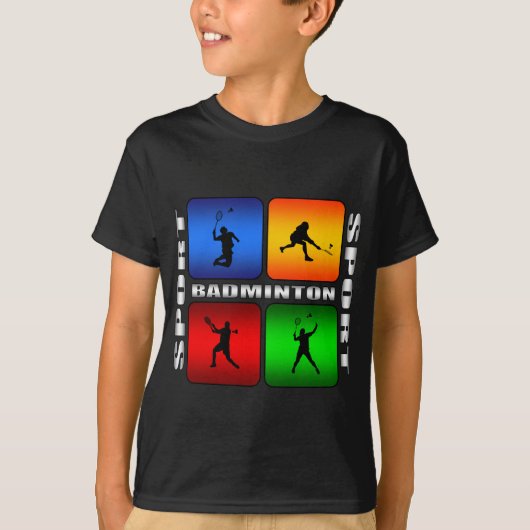 Großartiges Badminton T-Shirt (Vorderseite)