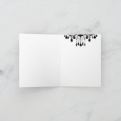 Großartiges Ballsaal danken Ihnen zu kardieren Dankeskarte (Innenseite)