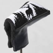 Großartiges Big Rack Buck Monogram Golf Headcover (3/4 Vorderseite)