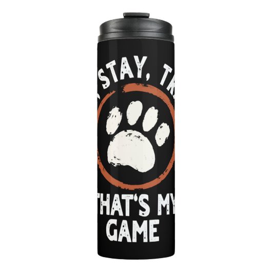 Großartiges Dog Trainer Design Thermosbecher (Vorderseite)