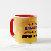 Großartiges farbiges und Niedliches Design Tasse (Vorderseite Links)